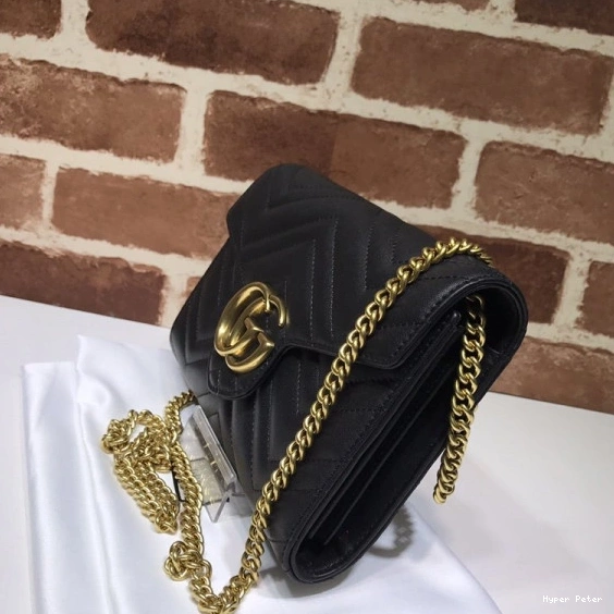 Hyper Peter GG MARMONT WALLET GUCCI CHAIN 0715